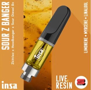 Photograph of product: Sour Z Banger | Live Resin | Vape Cartridge 500mg