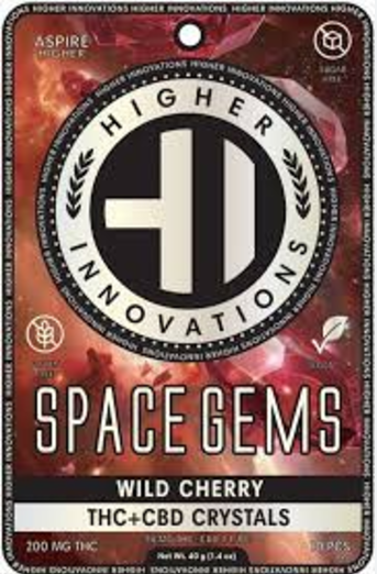 Photograph of product: Hi   200mg 1:1 Thc Cbd  Space Gems  Wild Cherry