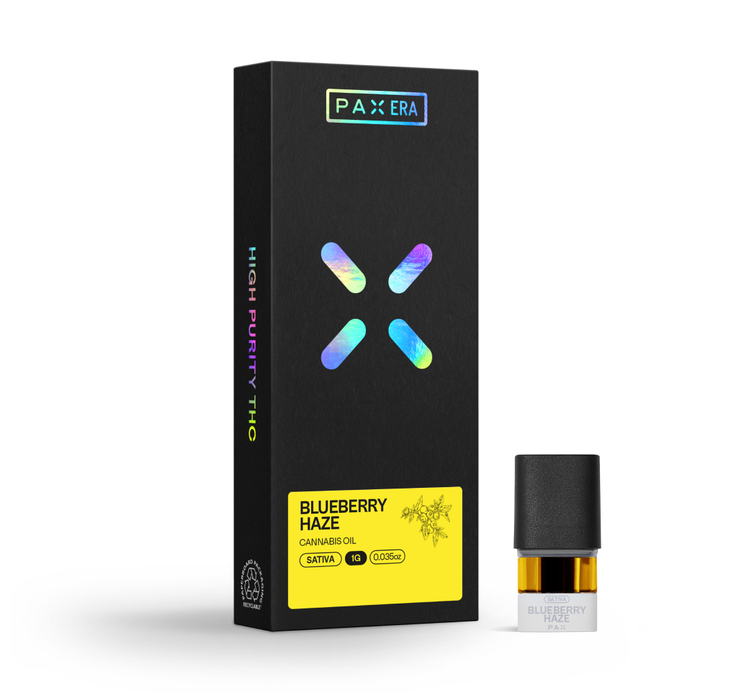 Photograph of product: Blueberry Haze Distillate PAX Pod .5g (TAX INCLUDED)