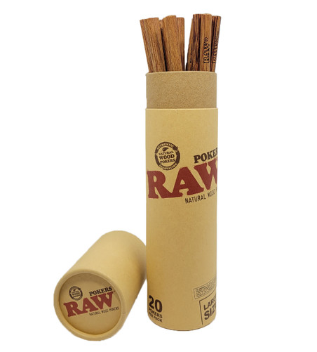 Photograph of product: Natural Wood Pokers - 8.75" - Raw