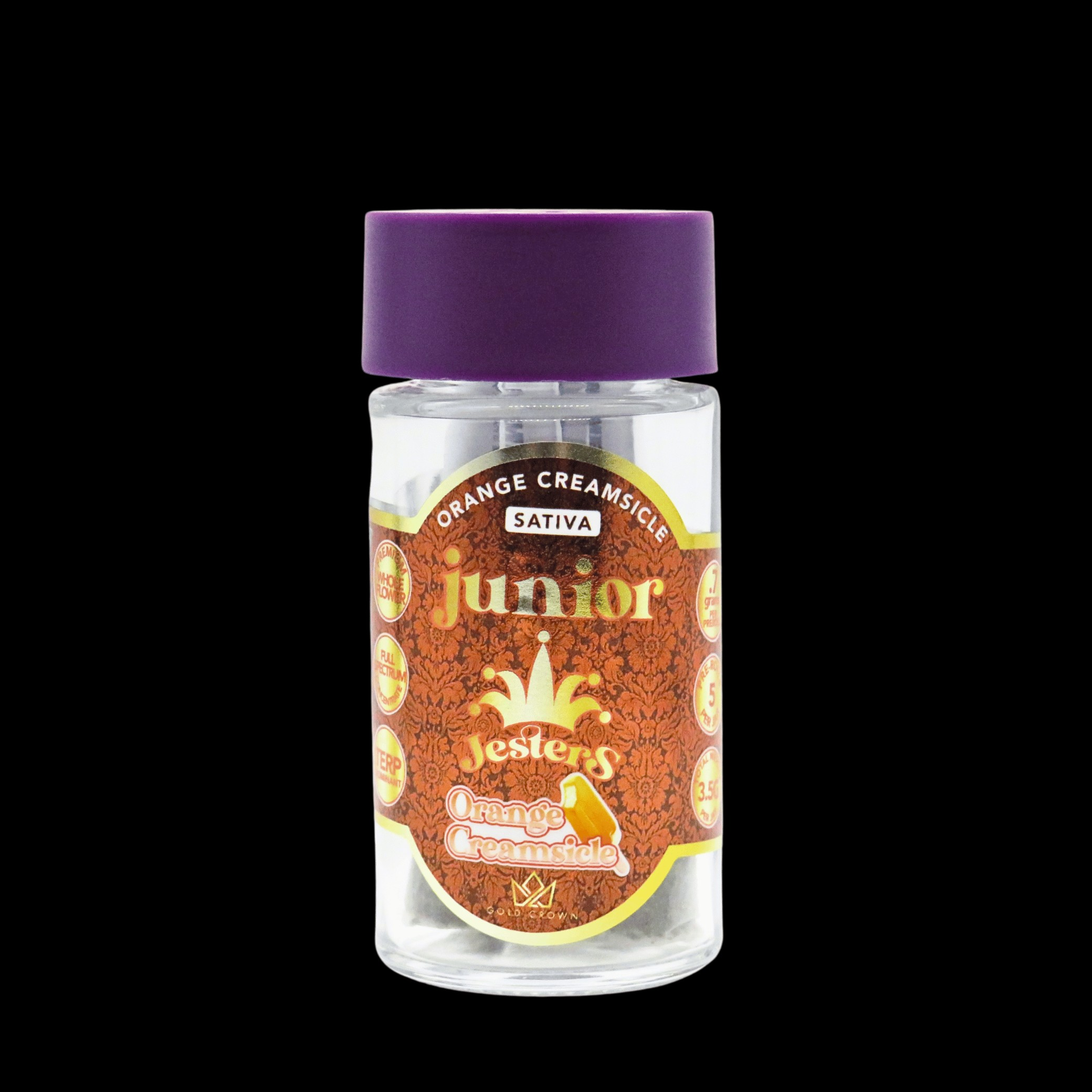 Photograph of product: Junior Jesters - Orange Creamsicle - (5x.7g) Infused Pre-Rolls