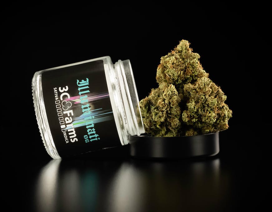 Photograph of product: 3C Farms - Illuminati OG - 3.5G