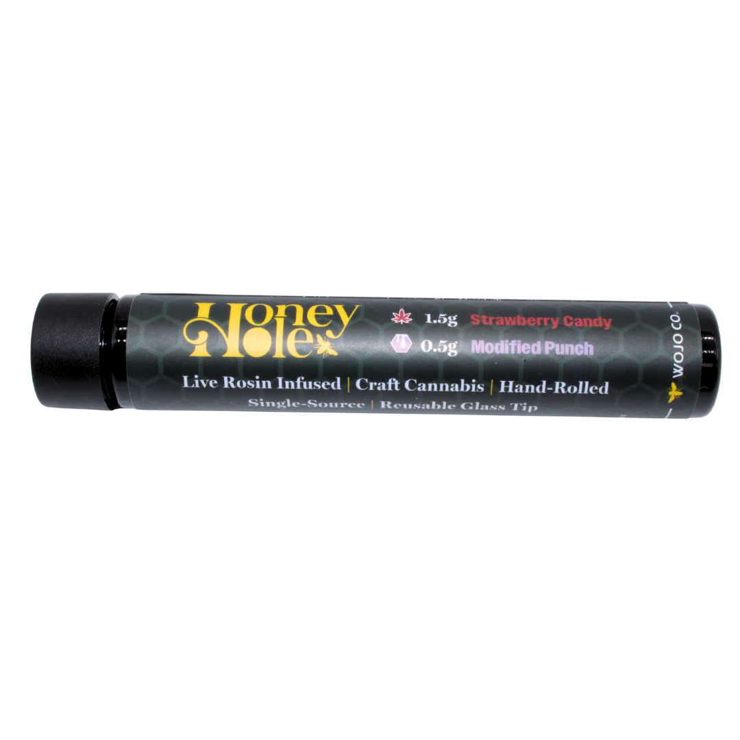 Photograph of product: WOJO CO - 2g Honey Hole - Strawberry Candy x Modified Punch