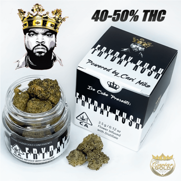 Photograph of product: Caviar Gold Fryday Kush 3.5g Moonrock