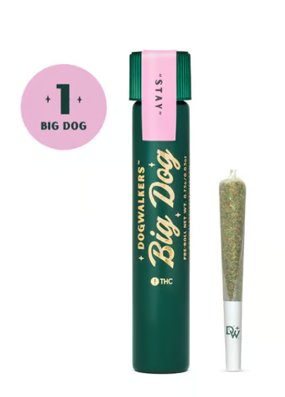 Photograph of product: Dogwalkers - Afternoon Delight #4 Big Dogs (Stay) Preroll - .75g