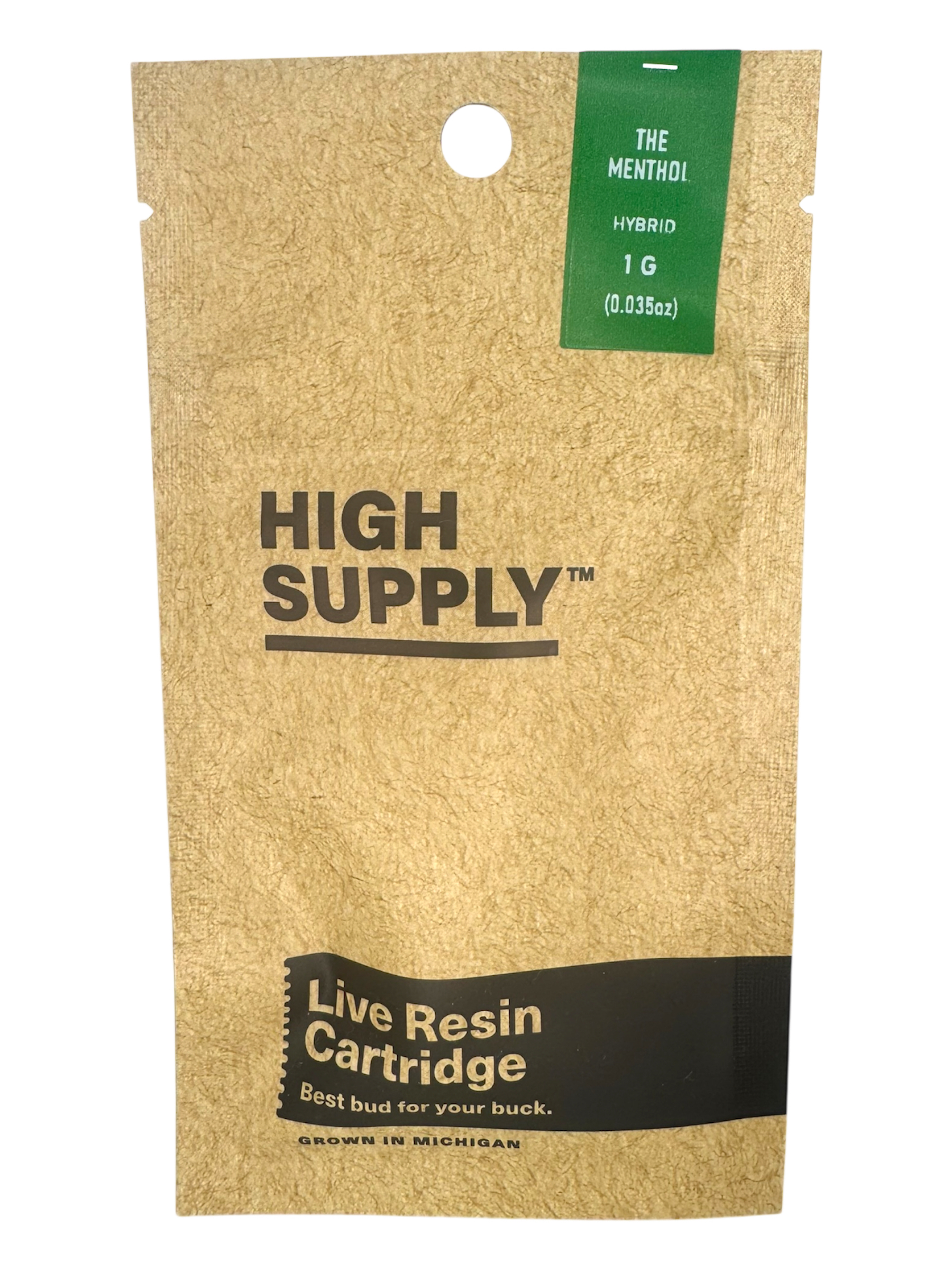 Photograph of product: The Menthol Live Resin Cartridge