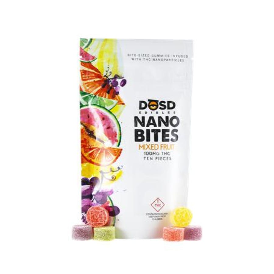 Photograph of product: Dosd Mixed Fruit Nano Bites 100mg