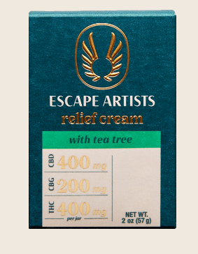 Photograph of product: Escape Artists - Tea Tree Relief Cream (4:2:4) (CBD:TH-oui) 2oz -  400mg