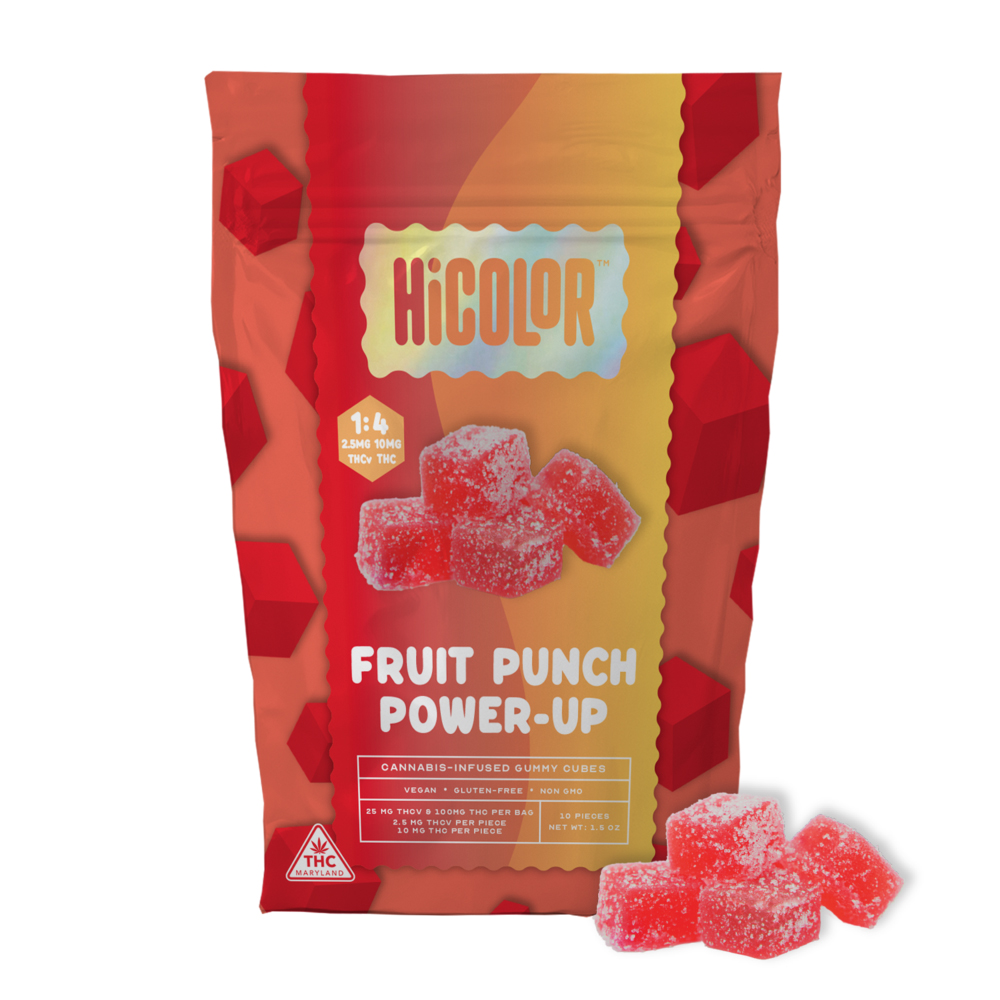 Photograph of product: Fruit Punch Power-Up 1: ummies 10mg 10pk