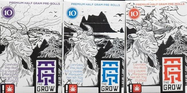 Photograph of product: Preroll - TF - Smokes - 0.5g 10pk - Purple Panic