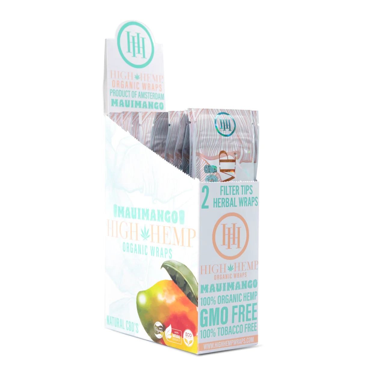 Photograph of product: 2pk Maui Mango Flavored Organic Wraps