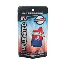 Photograph of product: Bomb Popz AIO Cloud Bar | 1G |  Hellavated