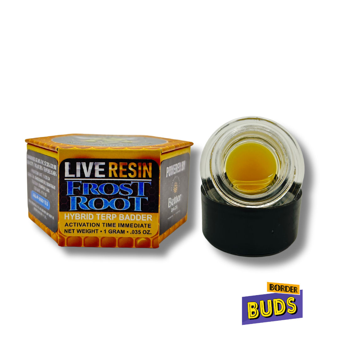 Photograph of product: Frost Root | Cannabee Extracts | 1g | Live Resin Terp Badder