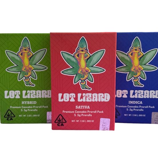 Photograph of product: D. Lot Lizard 5pk x .5g Infused Pre Rolls - Wappa (S) - 