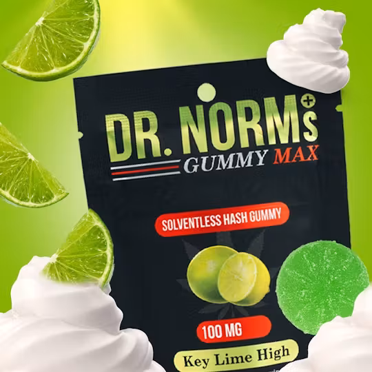 Photograph of product: Key Lime High (1pc/100mg) Gummy [S]