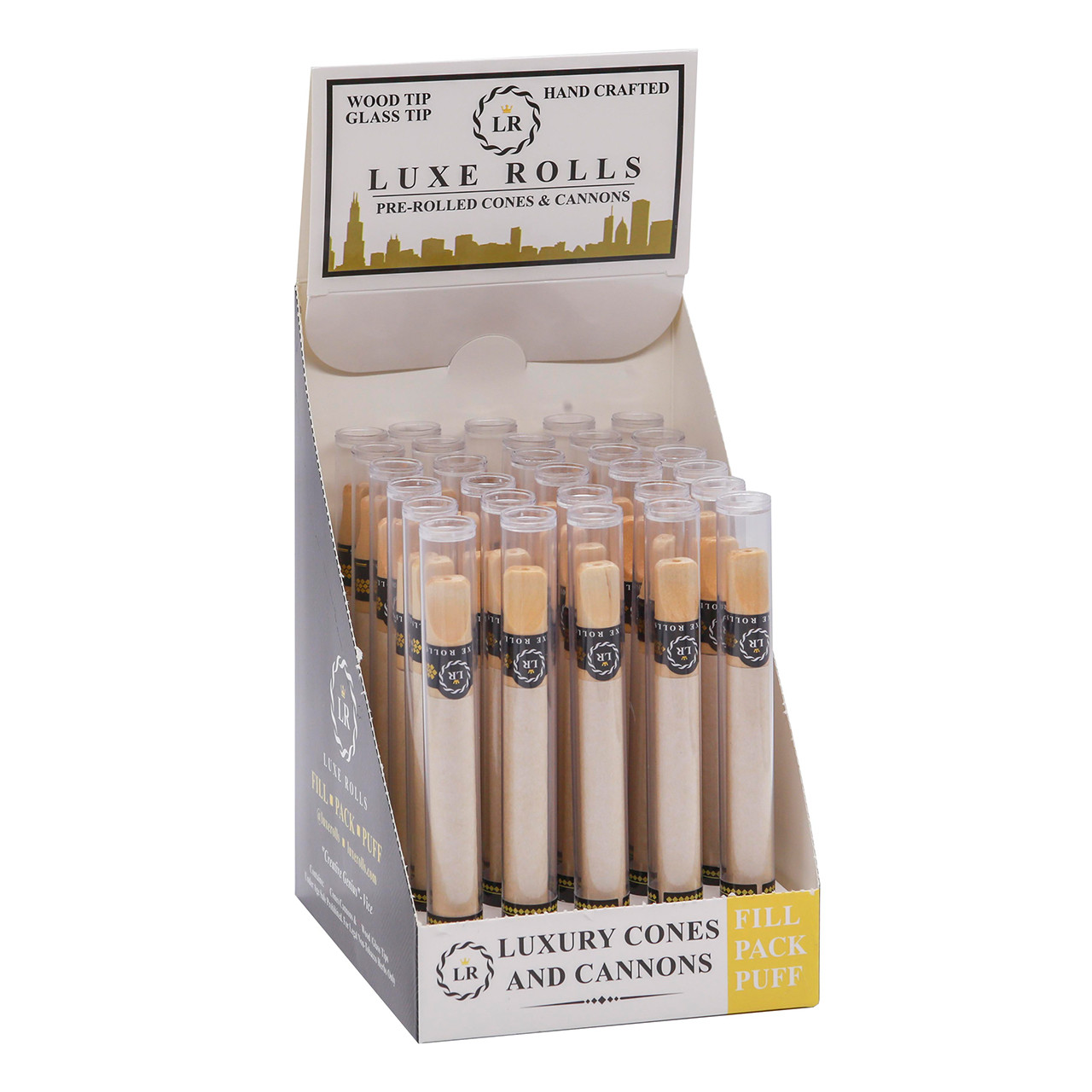 Photograph of product: Luxe Rolls - Classic Cannon Pre-Roll Cone