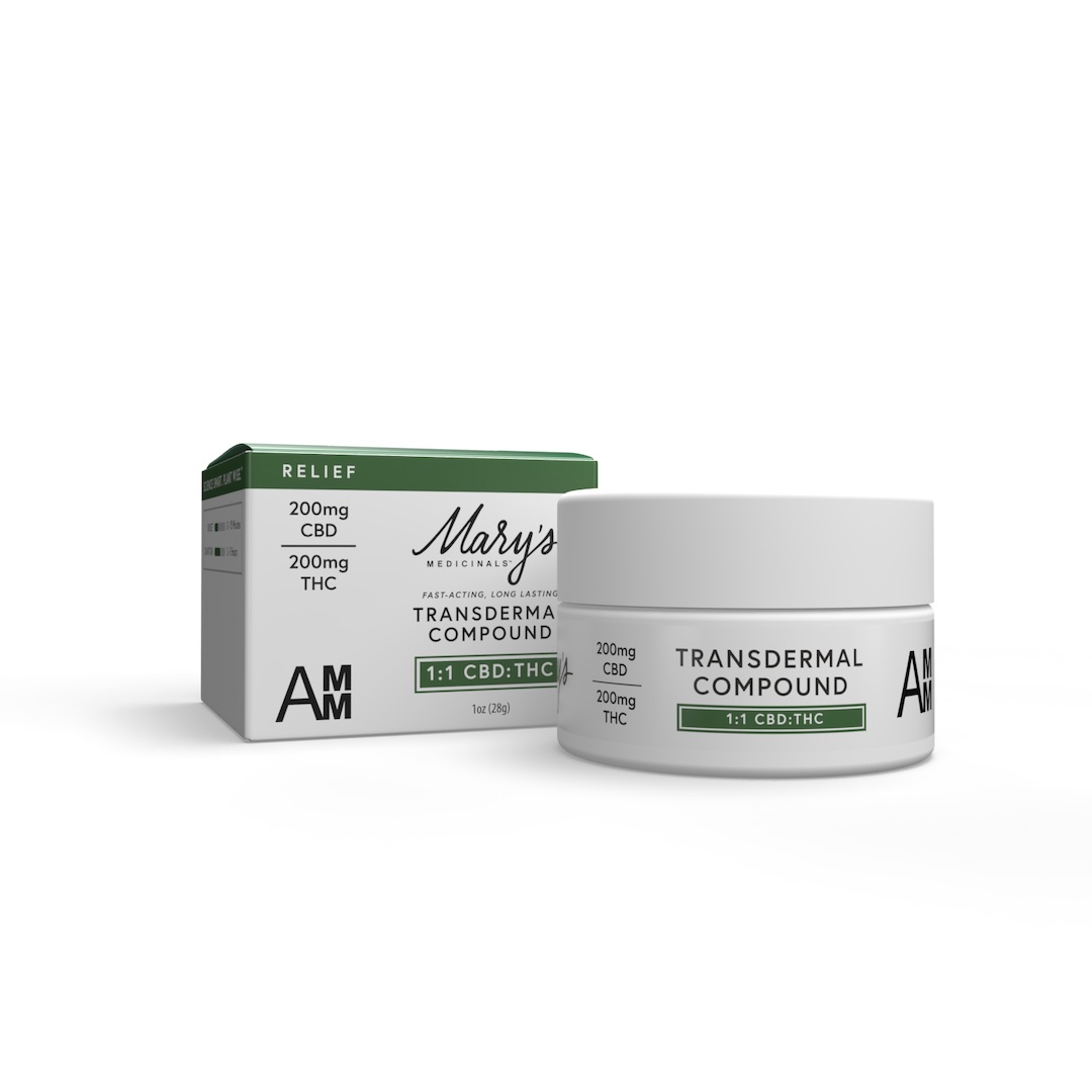Photograph of product: Mary's Medicinals - Topical - Compound - Relief - 1:1 CBD:TH-oui - 200MG
