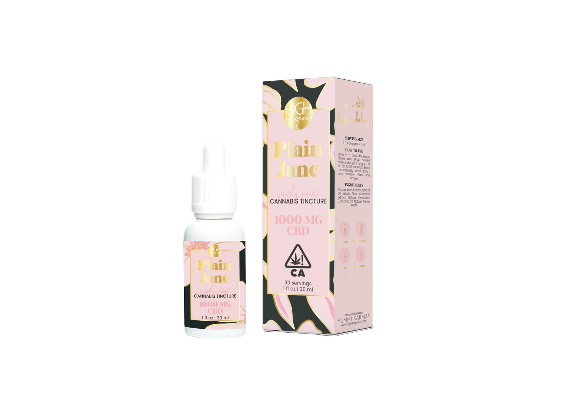 Photograph of product: YummiKarma - Plain Jane 1000mg CBD Drops