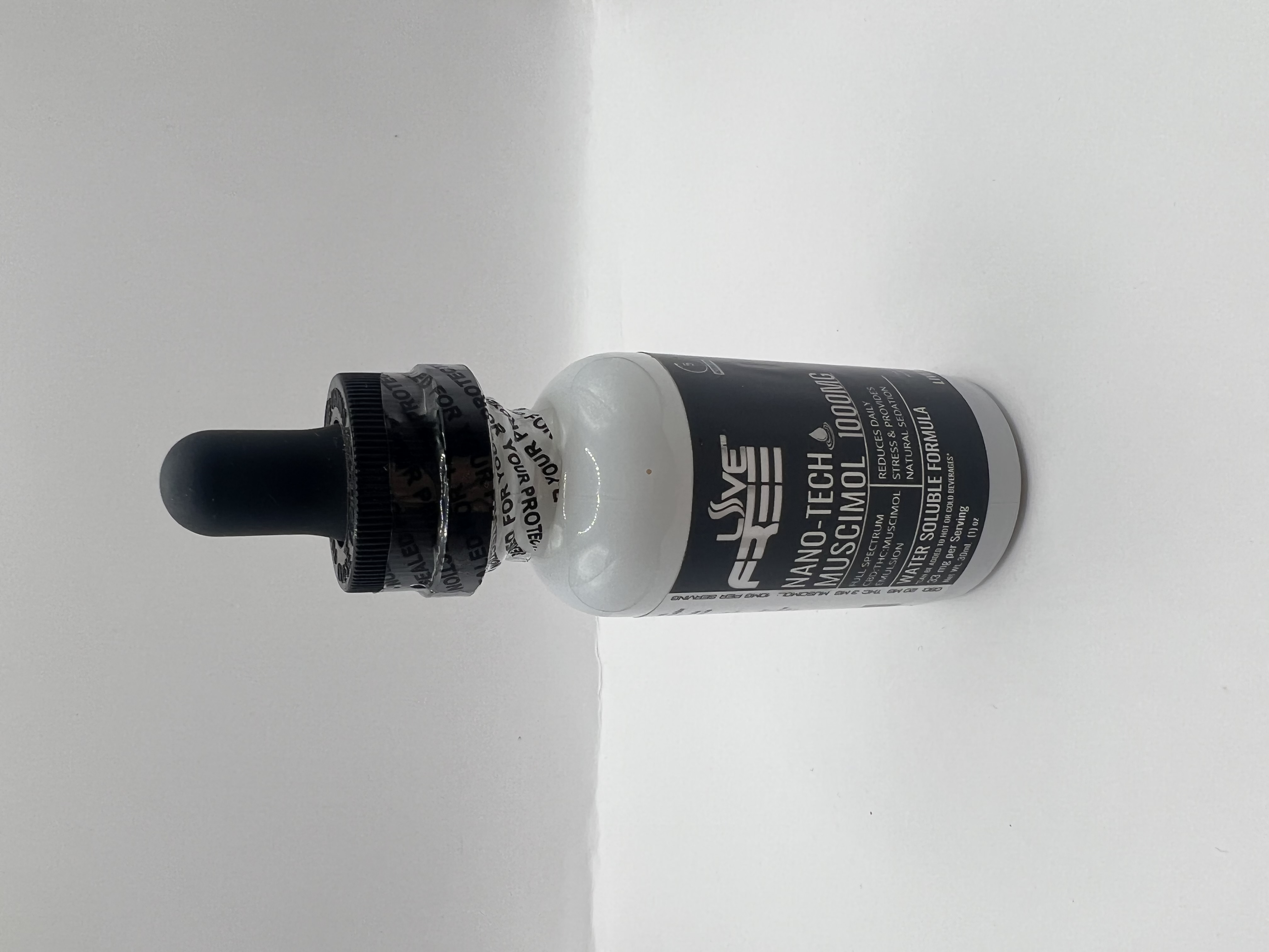 Photograph of product: Live Free- Nano-Tech Muscimol WS Tincture