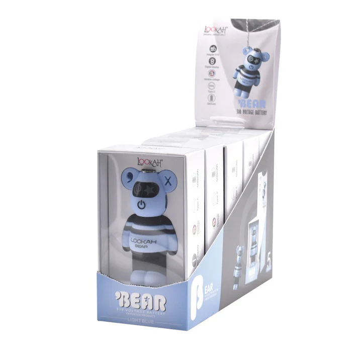 Photograph of product: Light Blue Lookah Bear Vape Battery
