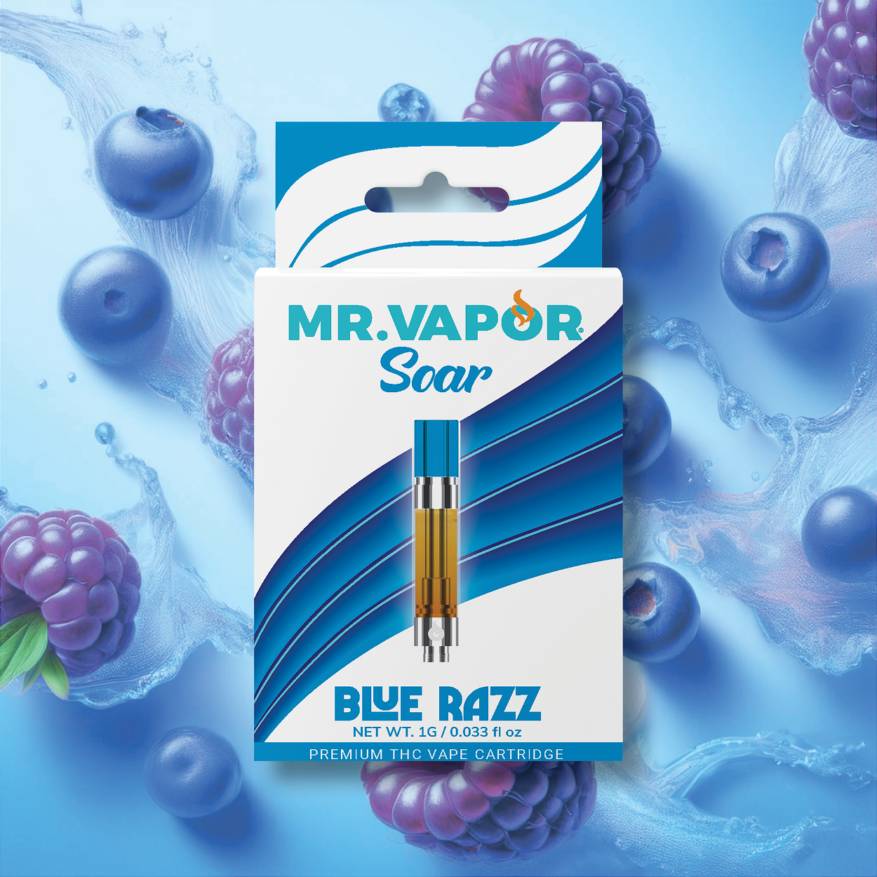 Photograph of product: Blue Razz Cartridge