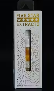 Photograph of product: Five Star Extracts - Cherry Smash - 0.5g Live Sugar Sauce Vape