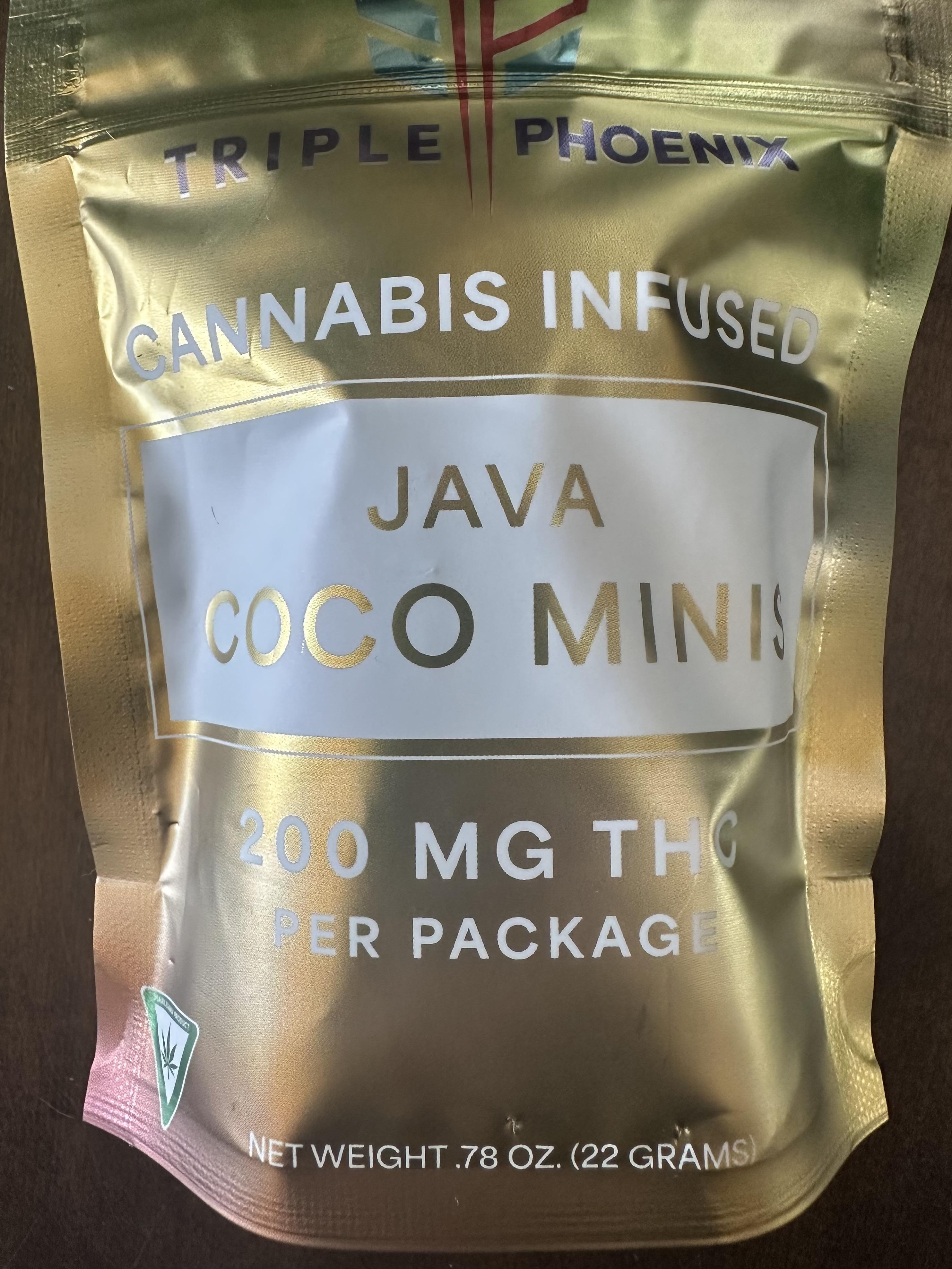 Photograph of Product: Triple Phoenix | Freeze Dried | Java Coco Minis | 200mg