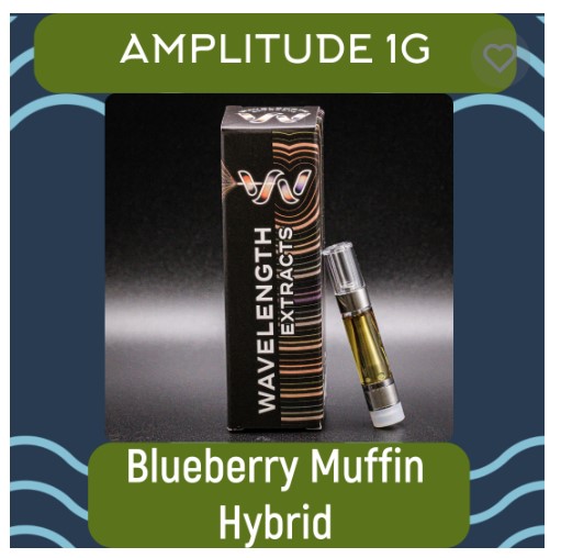 Photograph of product: Wavelength Amplitude | 1g | Blueberry Muffin Cart