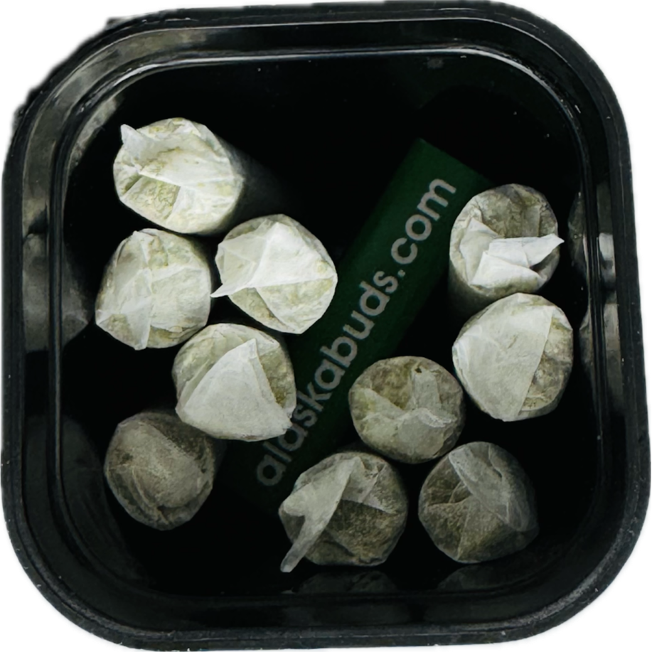 Photograph of product: Frank-N-Fruit 10 Pack 0.5g Joints 19.47% TH-oui by ALASKAbuds Grow