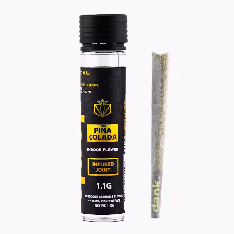 Photograph of product: Dank Infused Preroll | 1.1g | Pina Colada