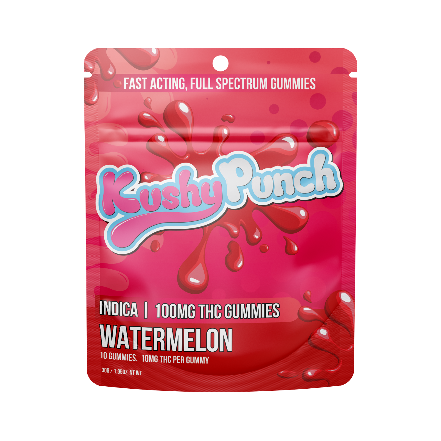 Photograph of product: Gummies | Kushy Punch | Watermelon [10pk]