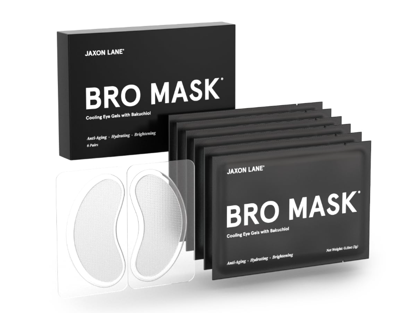 Photograph of product: BRO MASK Hydrogel Cooling Eye Gels (Single) Men's Skin Care