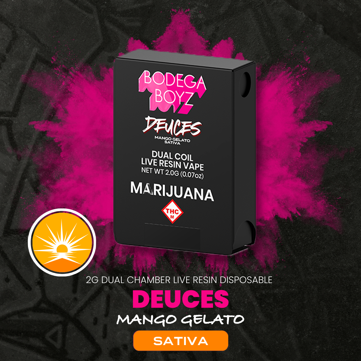 Photograph of product: Mango Gelato | 2g AIO Disposable