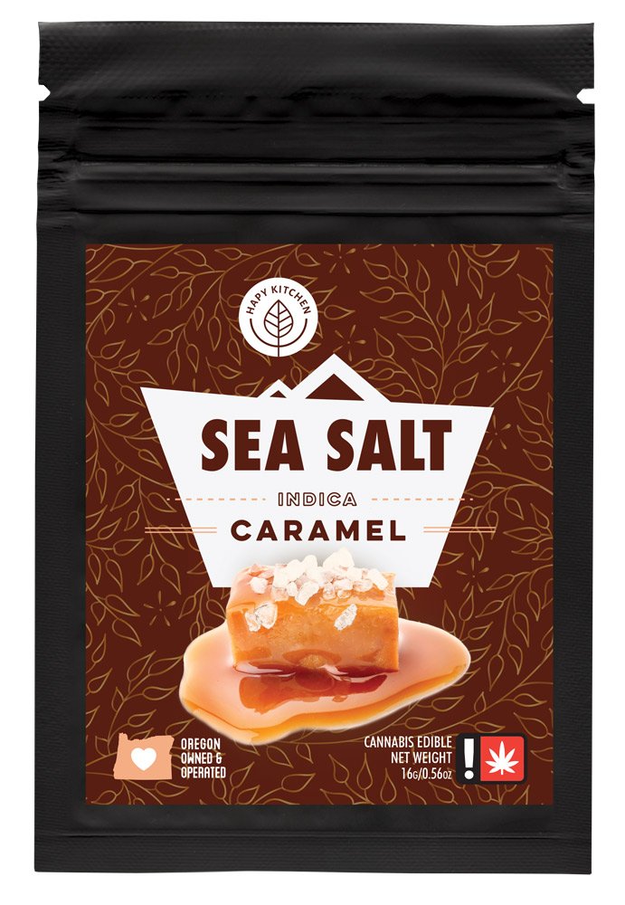Photograph of product: Happy Kitchen | 50mg Sea Salt (I) | Caramel