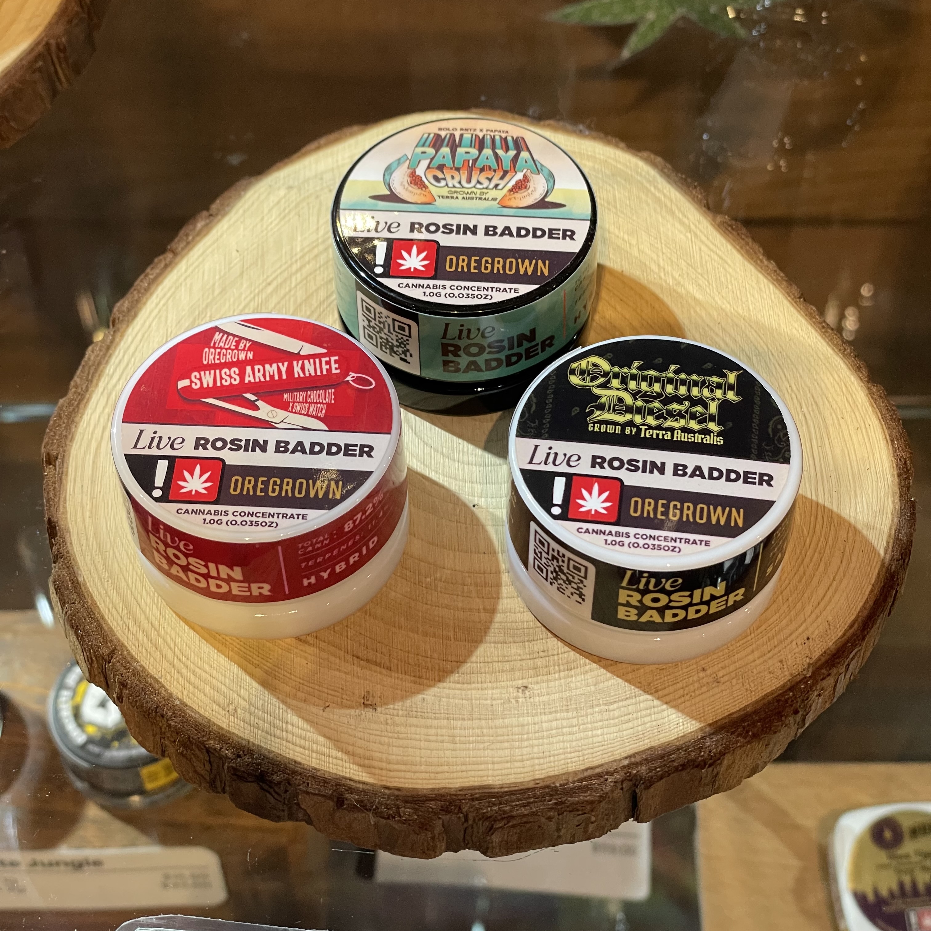 Photograph of product: Oregrown | SWISS ARMY KNIFE Live Rosin