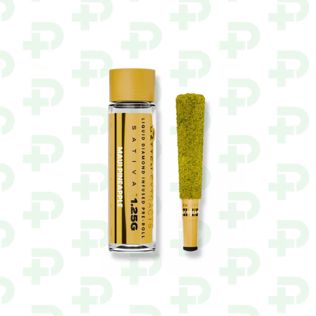 Photograph of product: Mitten Extracts Infused Preroll - Oui'd - Maui Pineapple