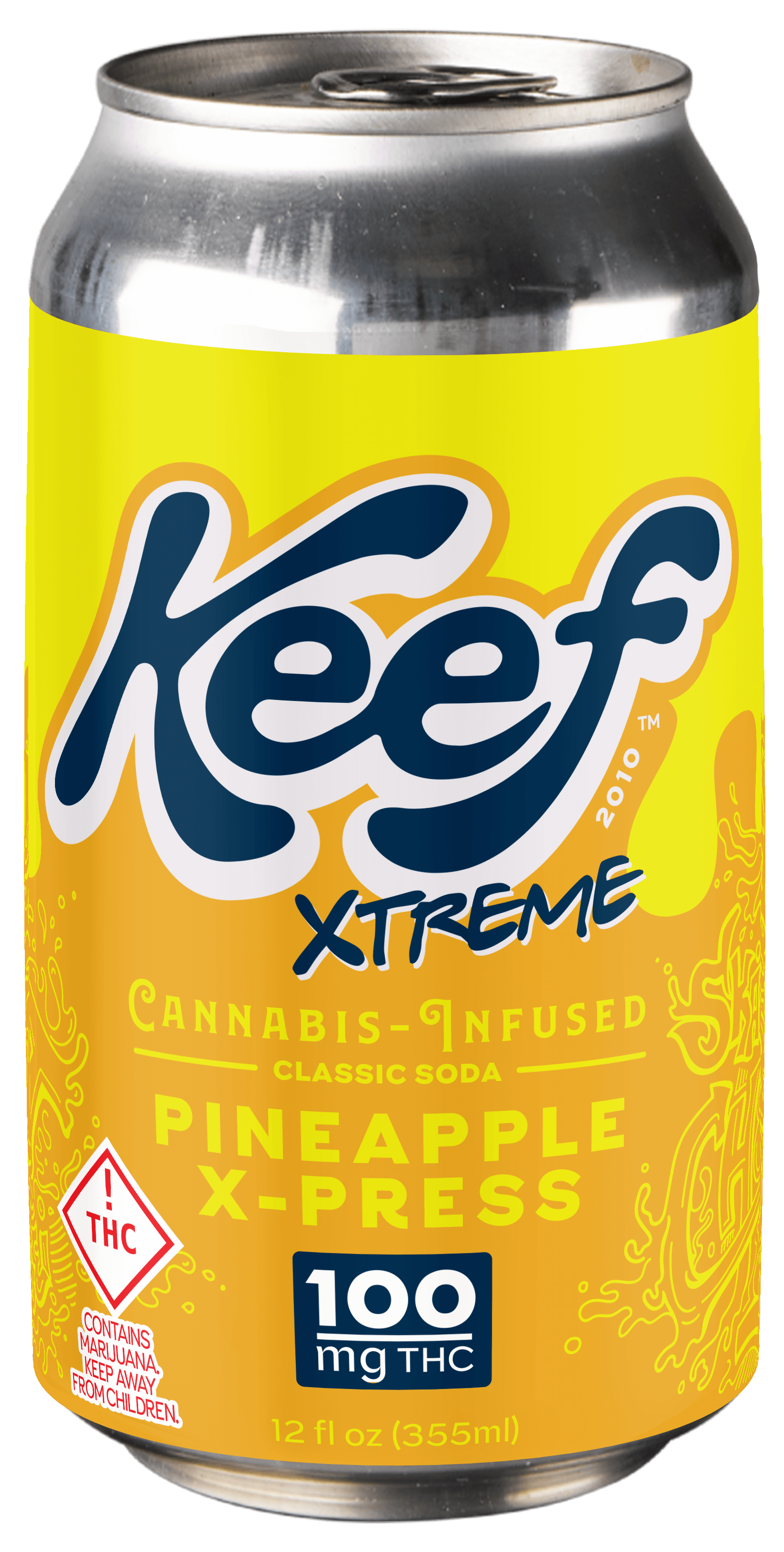 Photograph of product: Infused Soda | Pineapple Xpress | 100mg