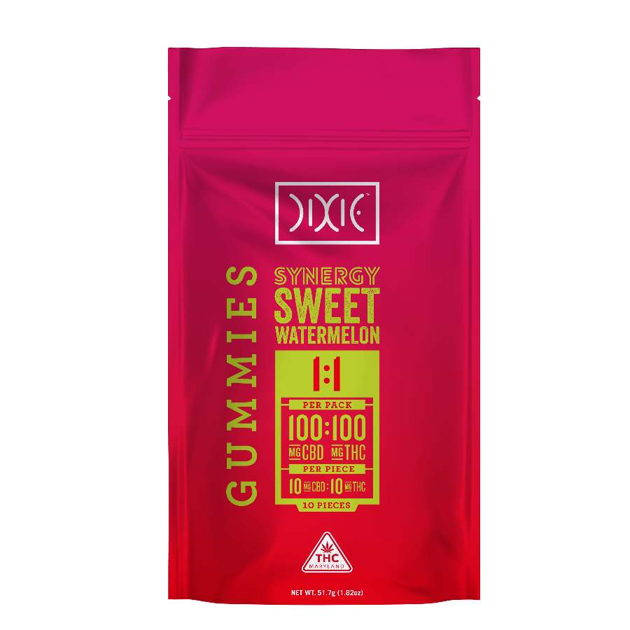 Photograph of product: Dixie Chew Sweet Melon 1:1 10mg 10pk