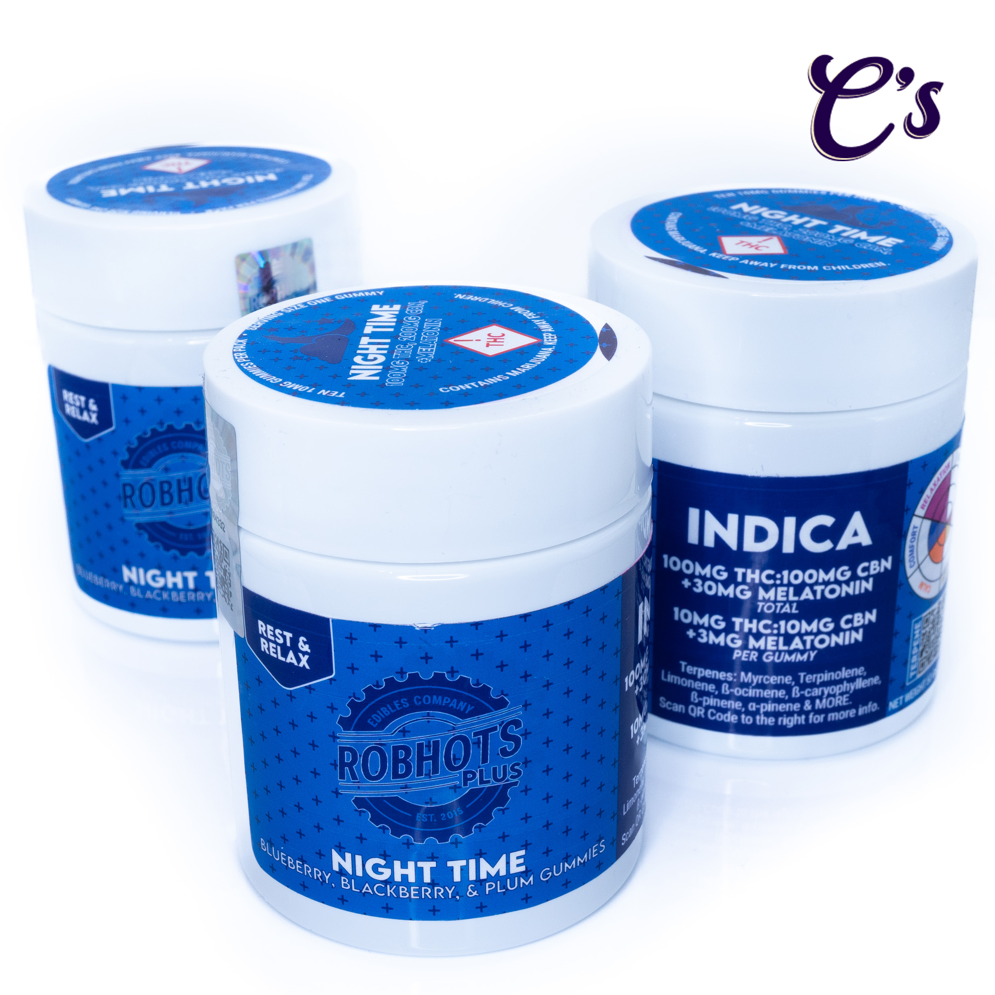 Photograph of product: Robhots | Gummie (TH-oui/CBN/Melatonin 1:1:3) | Night Time100mg