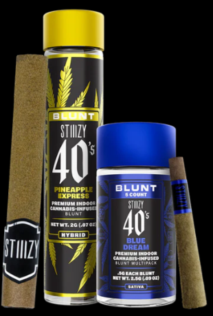 Photograph of product: Stiiizy 40's | Infused Blunts 4pk | Watermelon Z