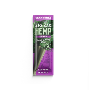 Photograph of product: Terpene Infused Hemp Cones | Grand Daddy Purp