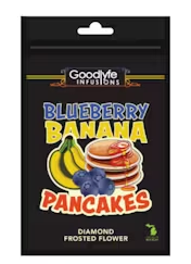 Photograph of product: Blueberry Banana Pancakes | Goodlyfe | Diamond Frosted Flower - 3.5g