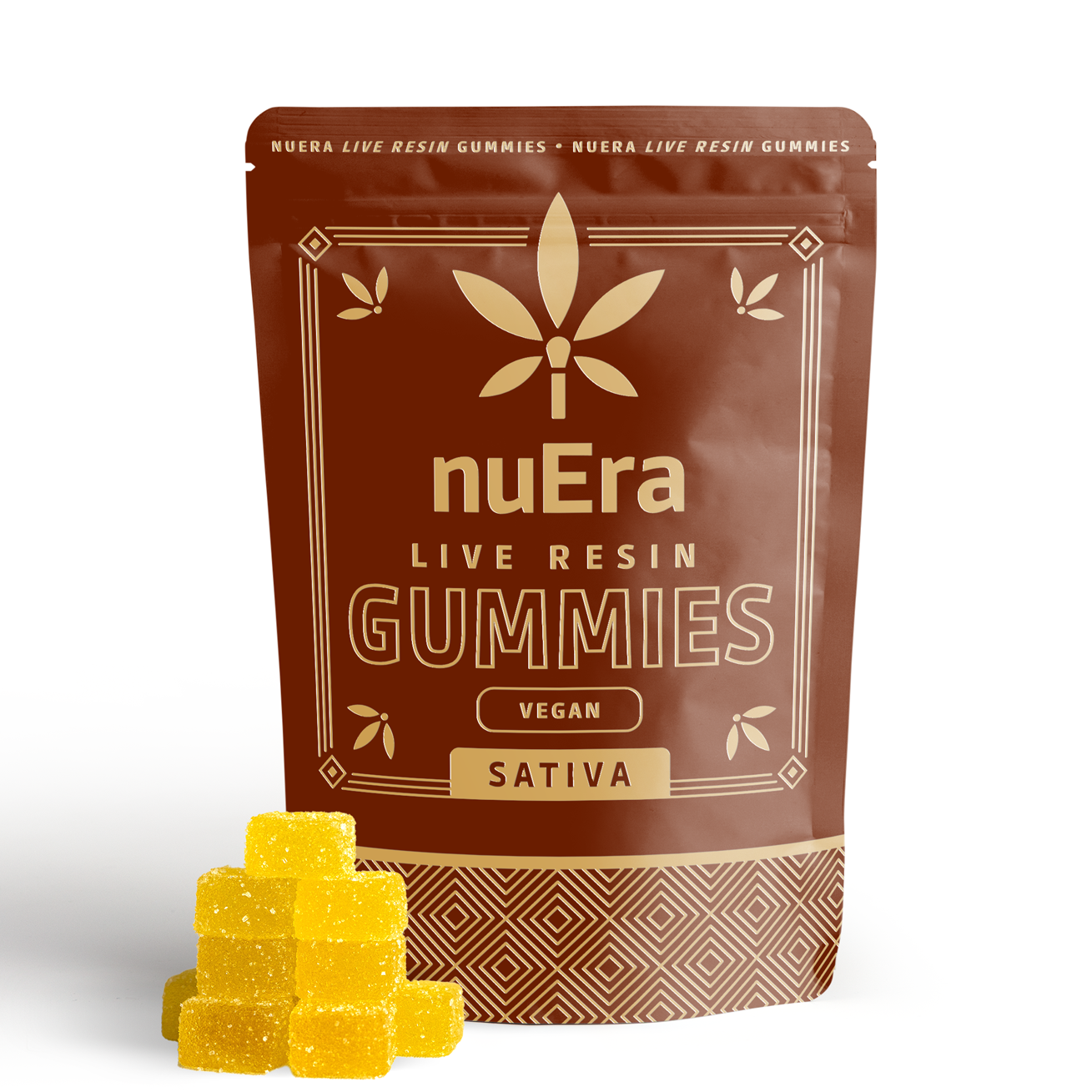 Photograph of product: NuEra - Live Resin Gummies Lemon - 100mg