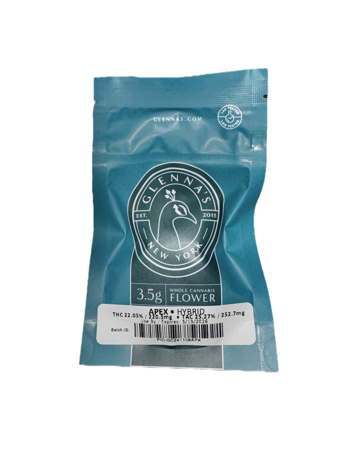 Photograph of product: GLENNA'S Apex 3.5g Flower