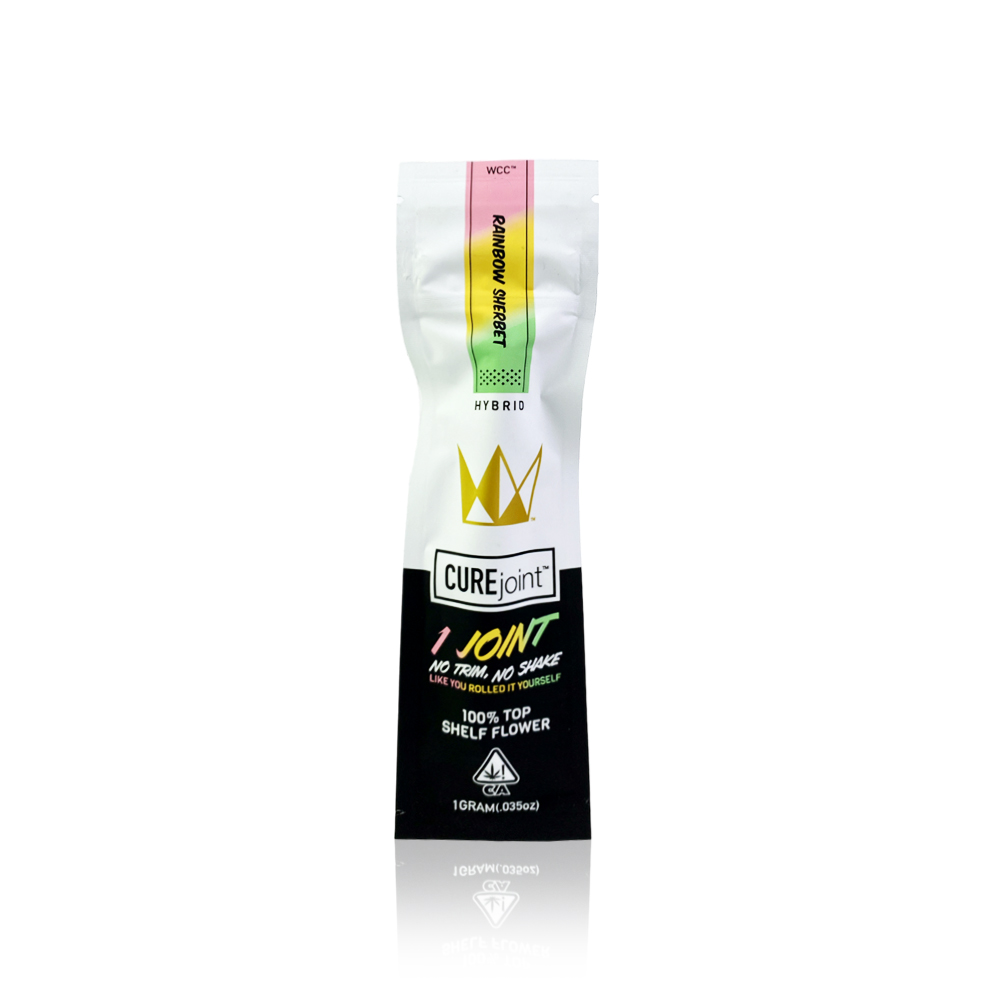 Photograph of product: Preroll - Rainbow Sherbet - 1G