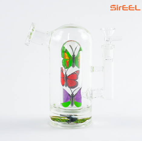 Photograph of product: LuvBuds - SirEEL Butterfly Bliss Glycerin Bong
