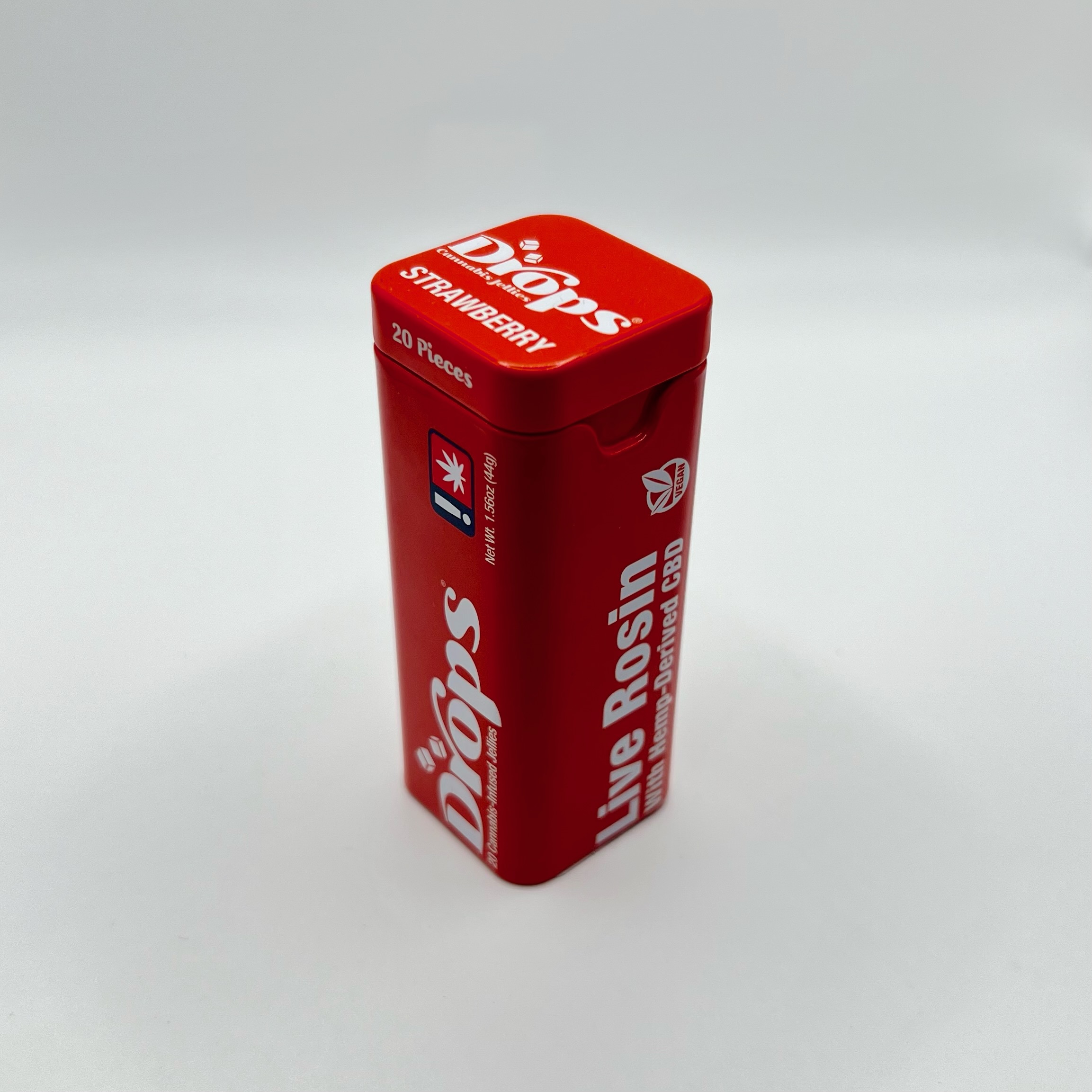 Photograph of product: Drops | Strawberry 1:4 | TH-oui:CBD | Gummy 20pk