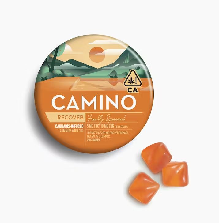 Photograph of product: 5:10 FRESHLY SQUEEZED CBG GUMMIES 20 PACK 100MG