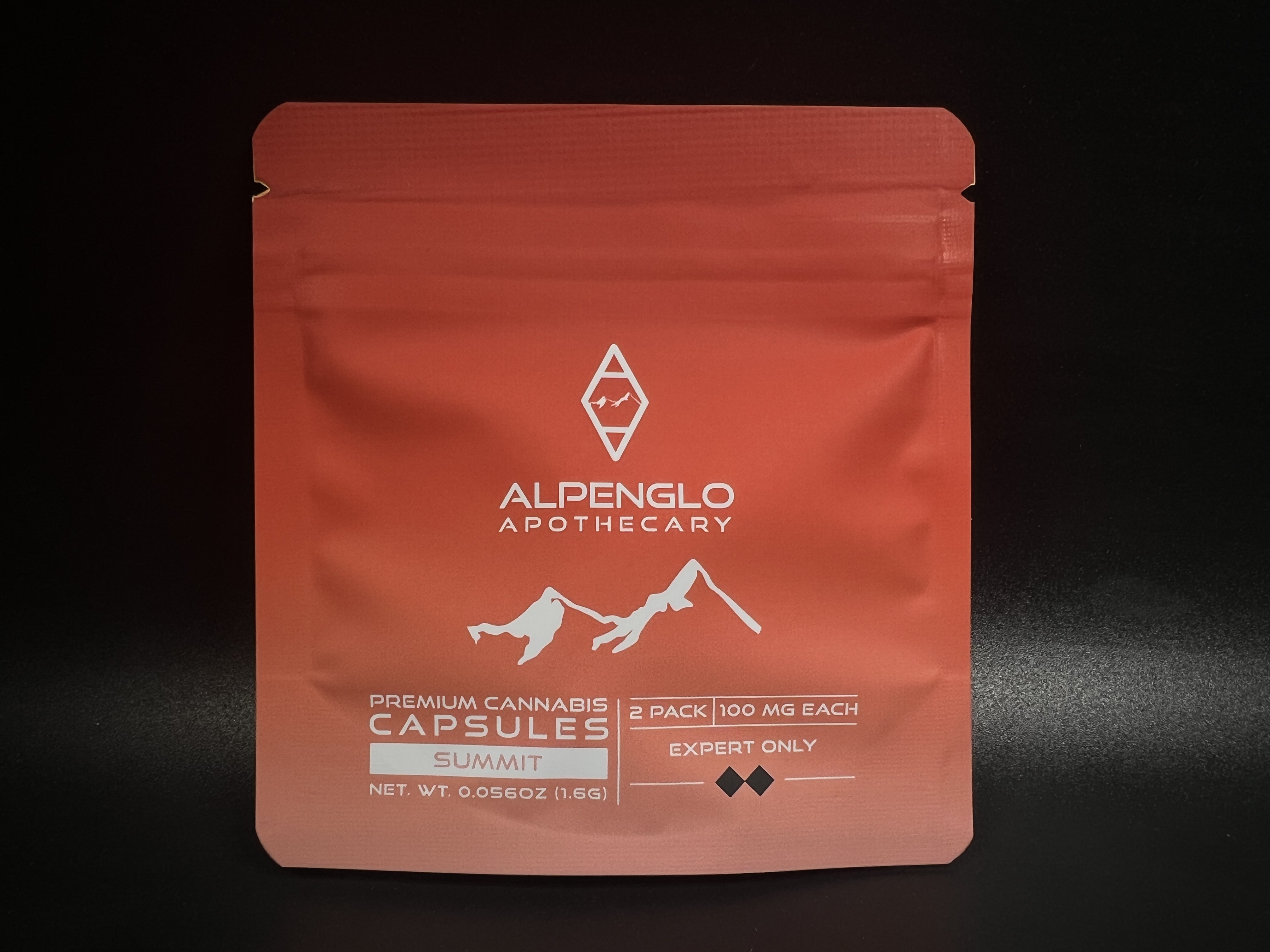 Photograph of product: Summit - Alpenglo - 100mg (2pk)