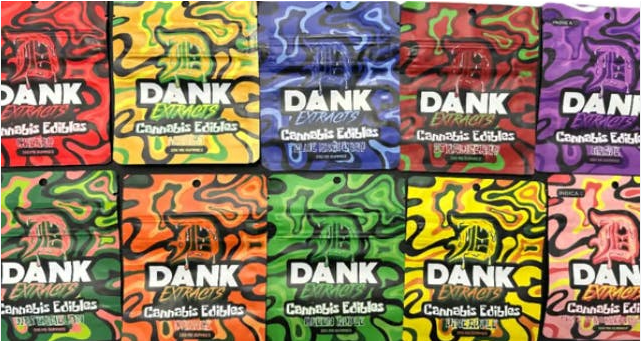 Photograph of product: DANK: Strawberry 200MG Gummies